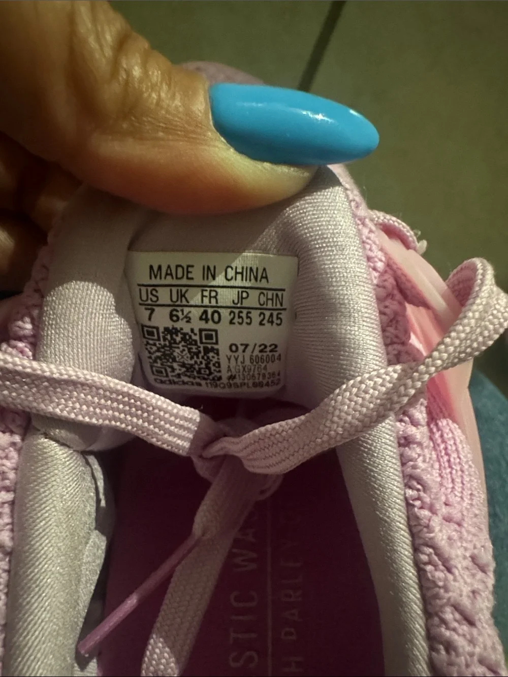 adidas Kids Pink and Orange Knit Sneakers